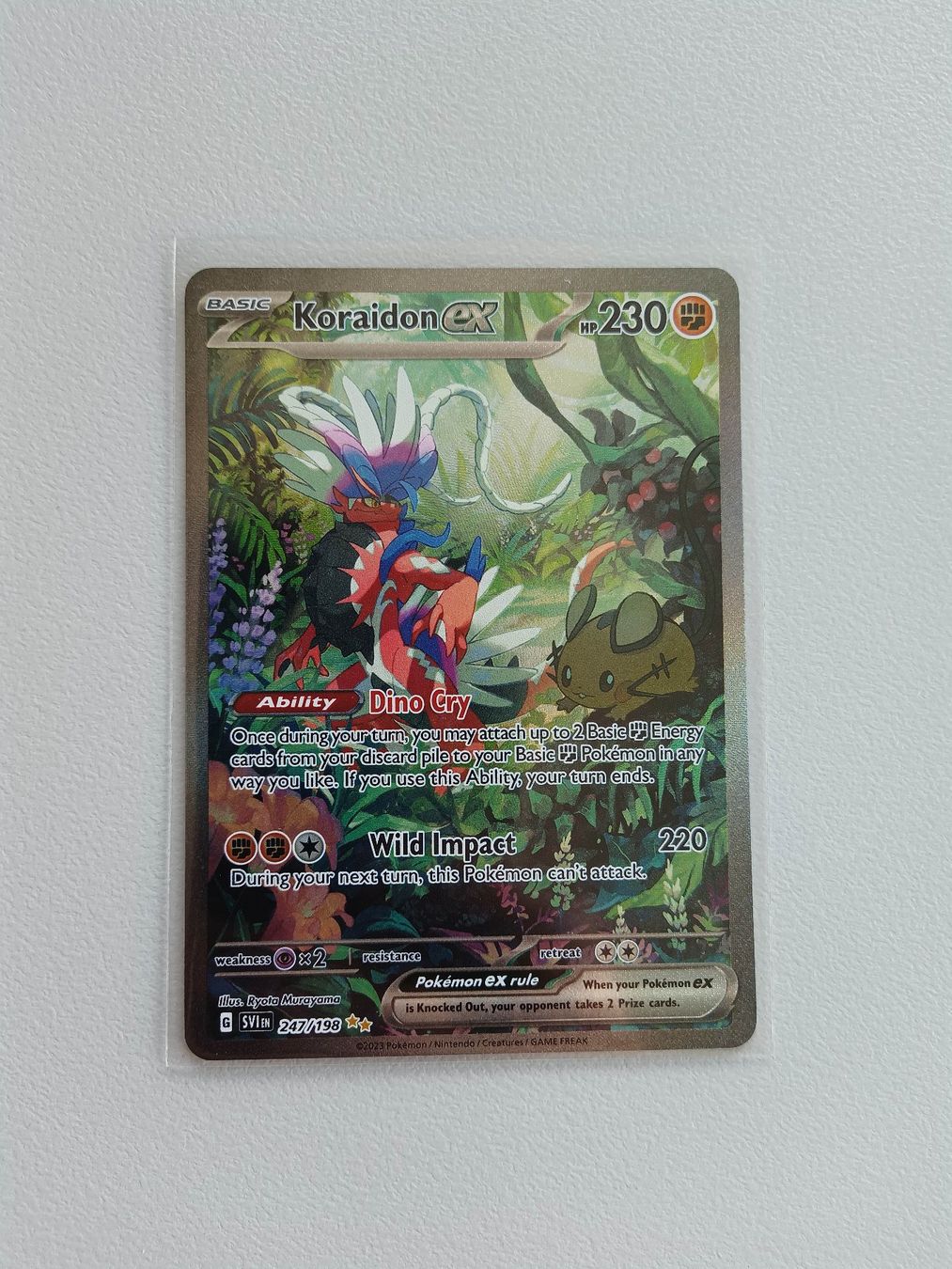 Pokémon Carte collezionabili: Koraidon ex - Scarlet Violet Alternate Art – Usato da Altstätten SG venduto da GGsGameshop 3