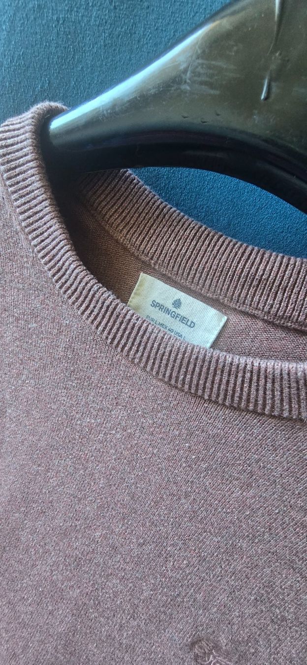 Maglioni & Felpe: Pull Springfield homme bordeaux 100% coton - Comme neuf – Usato da Combremont-Grand venduto da 2JZ_21 2