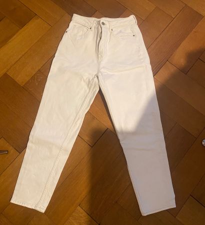C&A Mom-Jeans Gr. 38 weiss