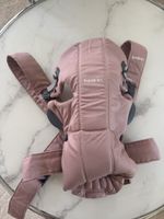 NEUE BabyBjörn Mini Woven Carrier, staubiges Rosa