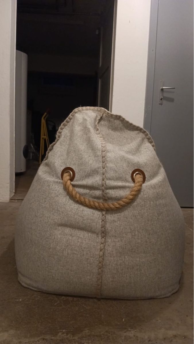 Sedie: SACKit Canvas Lounge Sitzsack Grau – Usato da Baden venduto da jessicachrist 3