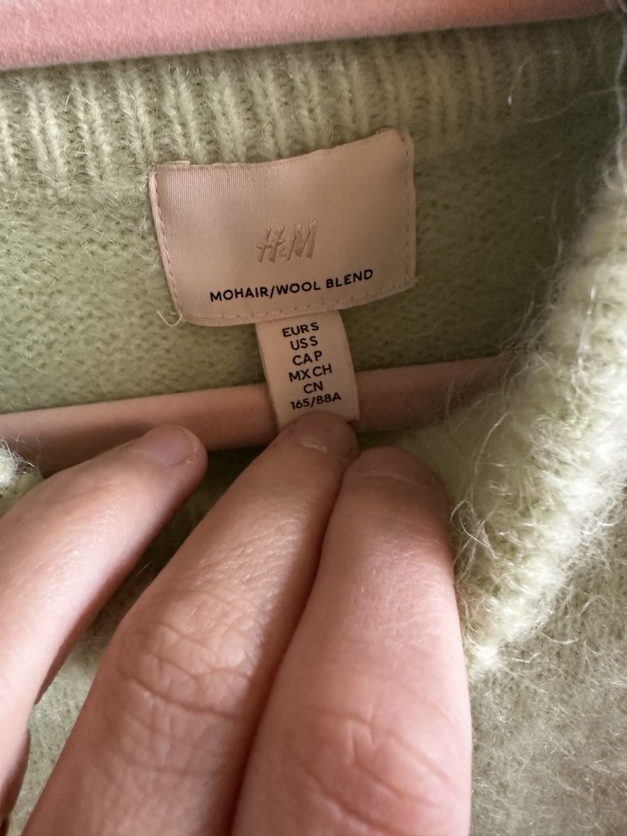H&M Maglioni & Felpe: Mohair Pullover Lime green H&M Gr. S – Usato da Bern venduto da Tana31 2