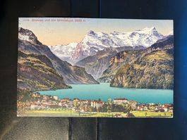 CH 1921 AK Brunnen Urirotstock Vierwaldstättersee