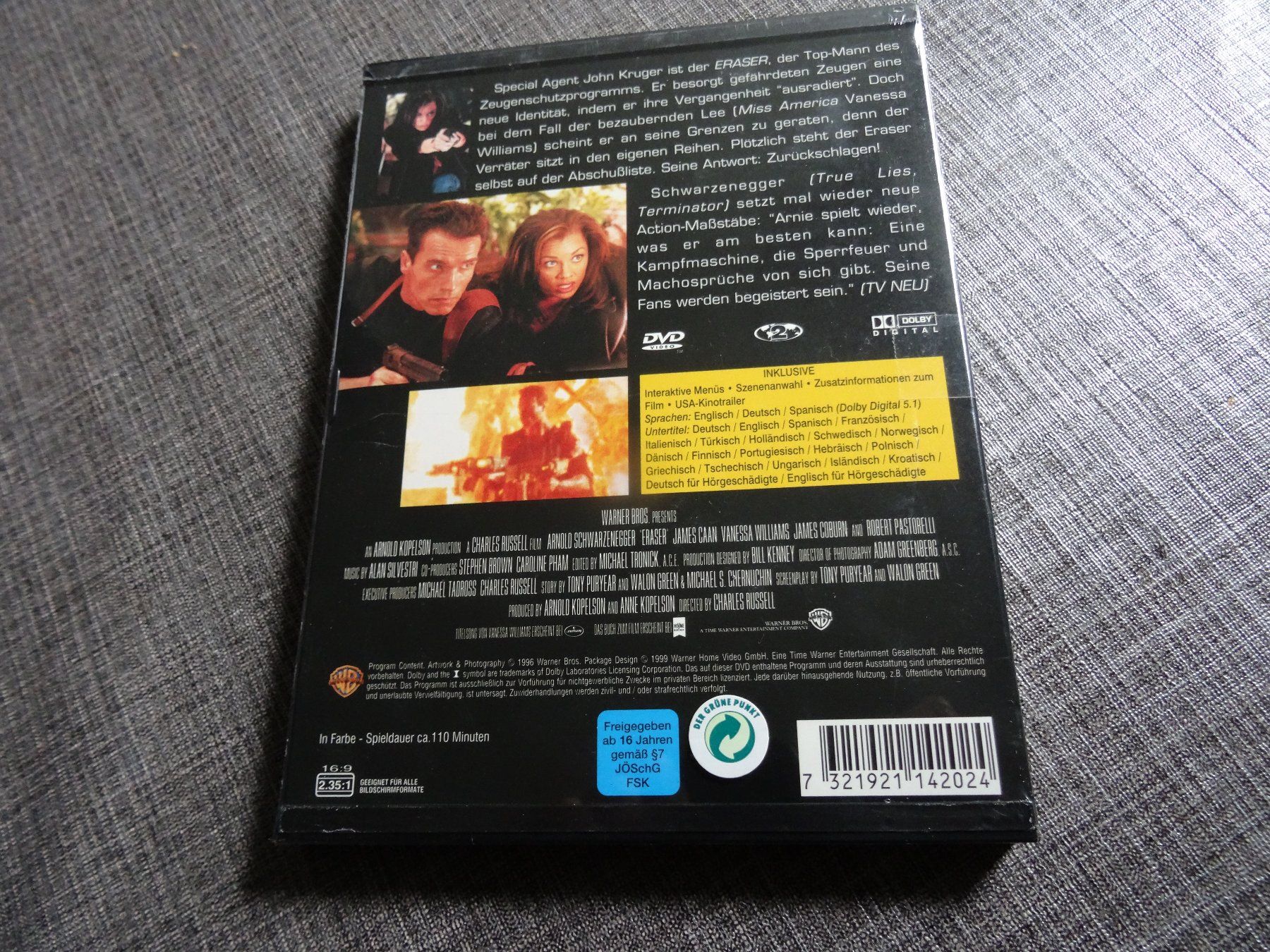 Alle DVDs: Eraser DVD NEUWARE – Gebraucht aus Olten von Disc-Verkauf 1