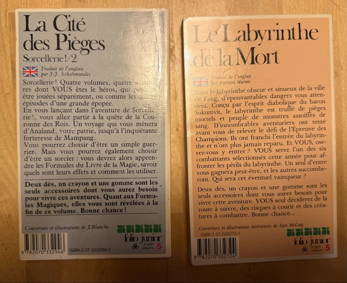 Libri: Livre dont vous êtes le héros  – Usato da Meinier venduto da fabdab 1