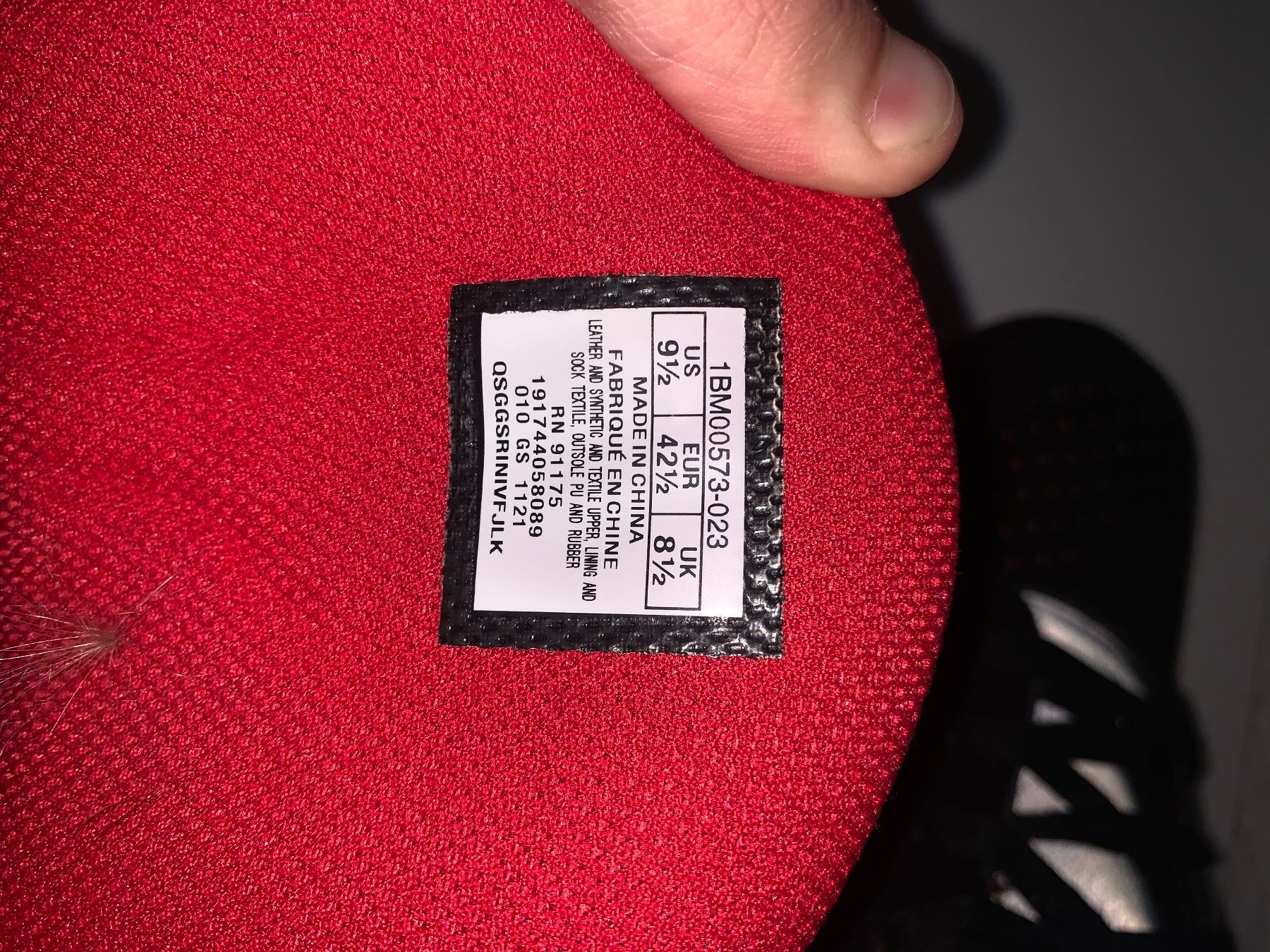 Scarpe da uomo: Patrick ewing death row rouge/noir – Usato da Villars-le-Terroir venduto da nat_bb86 3