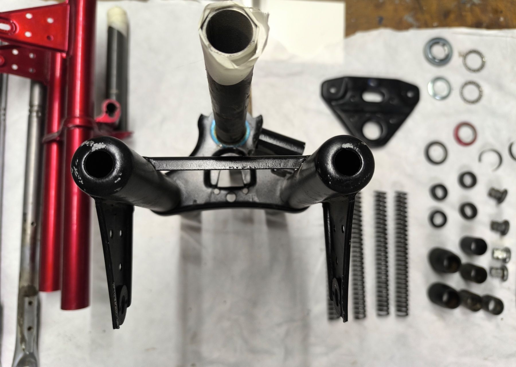 Puch Toutes les pièces détachées moto: Puch Gabel, Teile komplett wie Bilder – D'occasion à Schlatt TG par npz-kolibri 1