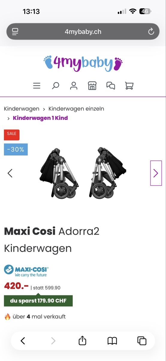 Maxi-Cosi Carrozzine: Maxi Cosi Adorra 2 – Usato da Blonay venduto da art_7f87 8