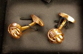 NEU: Edle Manschettenknöpfe goldfarbig von ETON