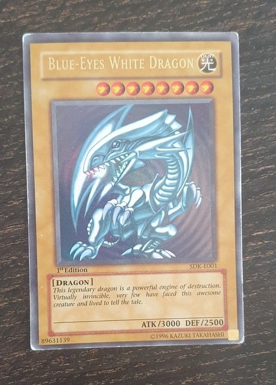 BlueEyes White Dragon SDKE001 1. Edition Kaufen auf Ricardo