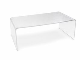 Vintage Acryltisch Couchtisch Plexiglas 120x60x40cm