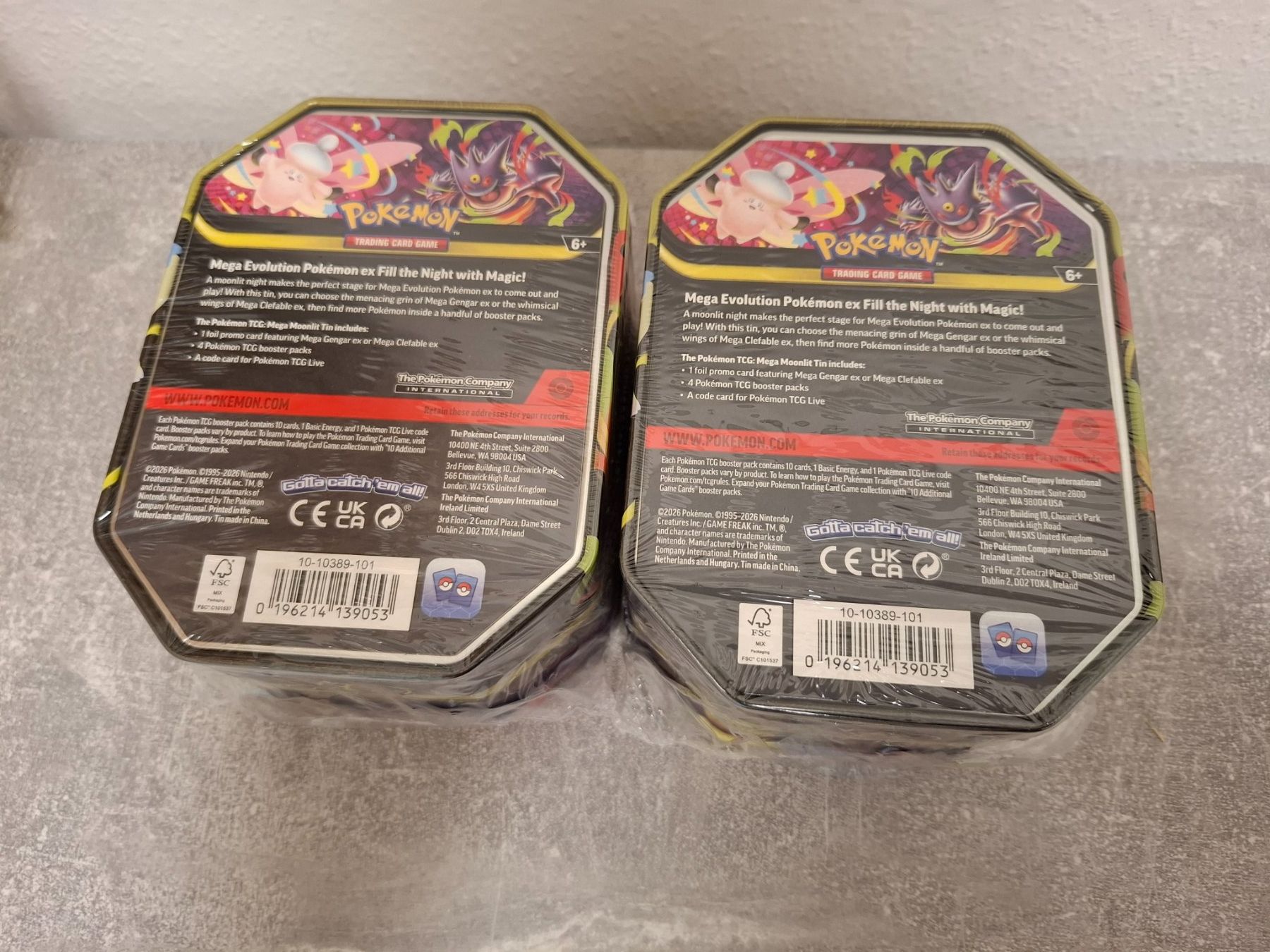 Pokémon Carte collezionabili: EX Tin-Box-Set (Mega Clefable EX, Mega Gengar EX) -EN- – Nuovo e nell'imballaggio originale da Winterthur venduto da andrekeller95 1
