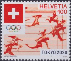2021, Nr.1826 (Olympia 2021) postfrisch**.