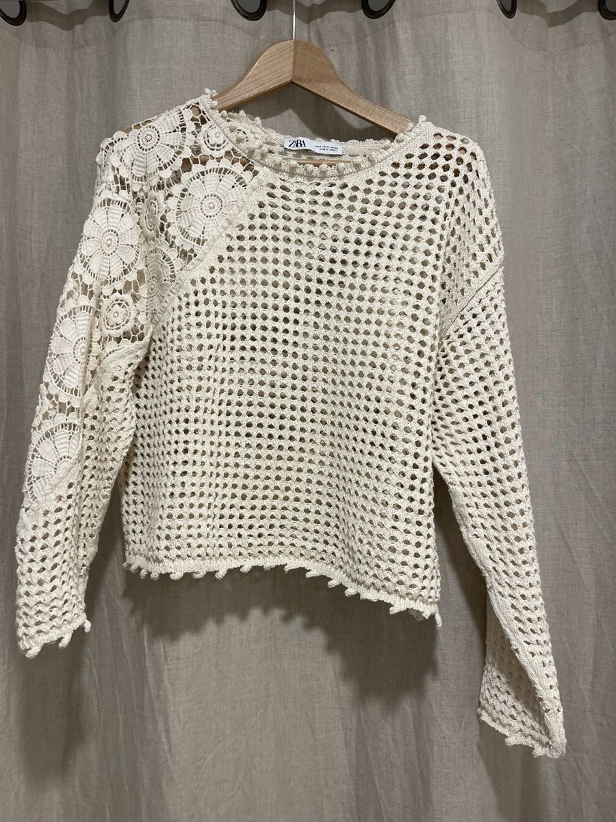 Zara Maglioni & Felpe: Zara Strickpullover, Grösse S, Off-White - Versand +9.- – Nuovo (secondo la descrizione) da Meilen venduto da ana9