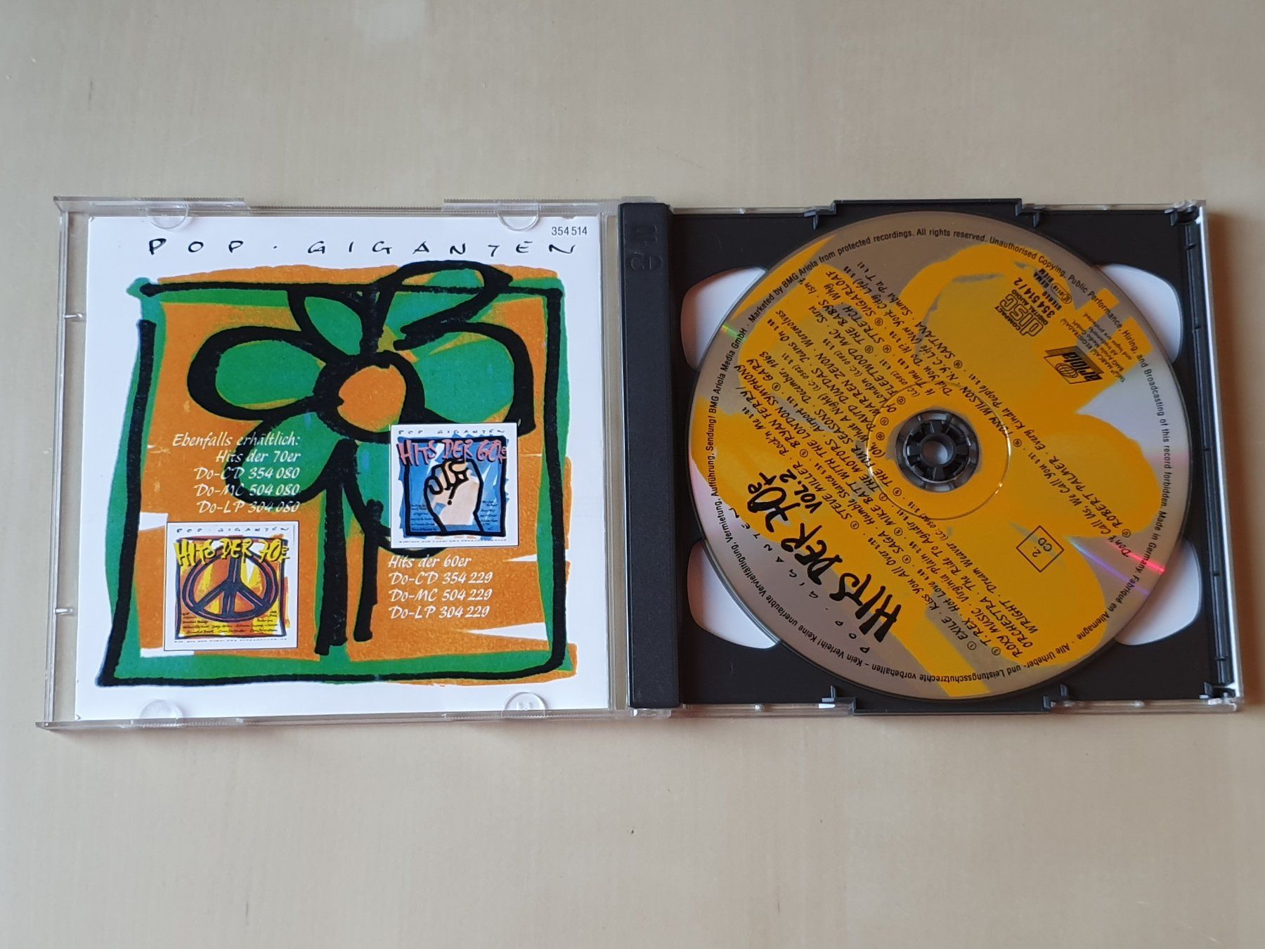 CD: Pop Giganten Hits der 70er Vol. 2 – Usato da Stansstad venduto da collectorsshop 2