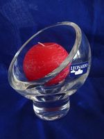 Glas Behälter LEONARDO, glasklar, 12,5cm hoch, Umfang 33cm