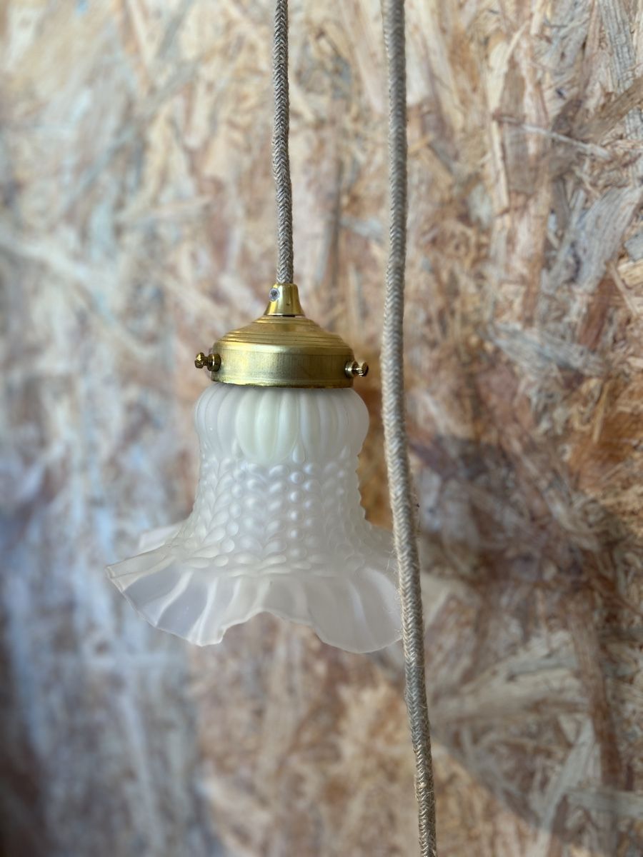 Lampade: Hängelampe antik mit Kipschalter – Usato da Sirnach venduto da dasrosahaus 2