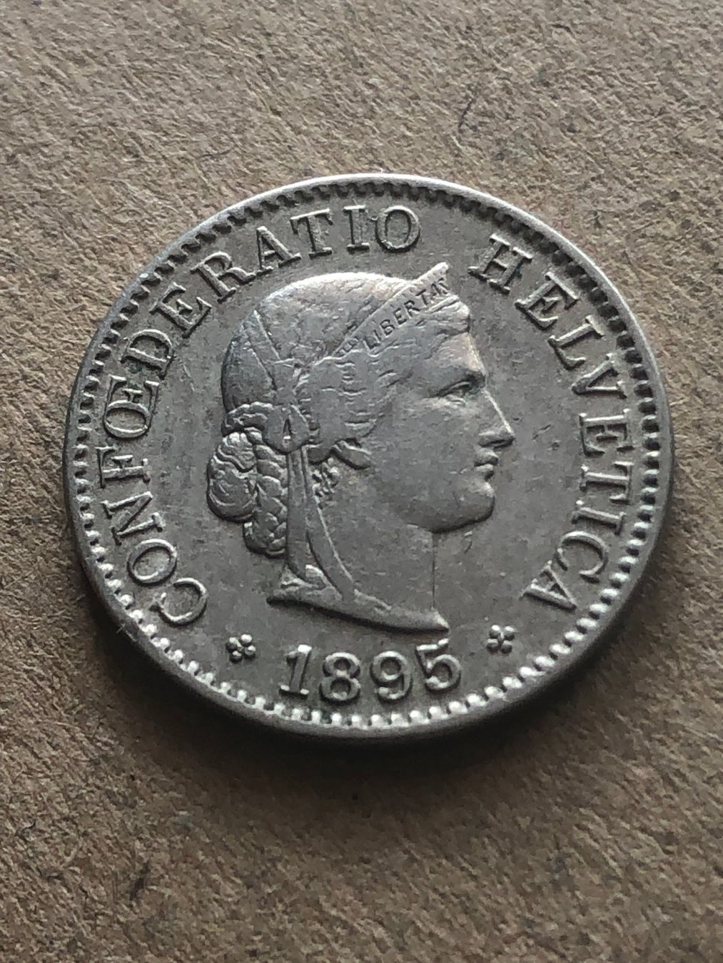 Toutes les monnaies: 5 Rp. 1895 – D'occasion à Schötz par Odpa