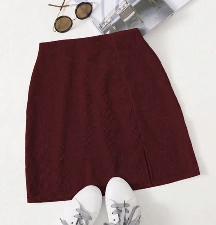 Jupe bordeaux/rouge taille S - comme neuve