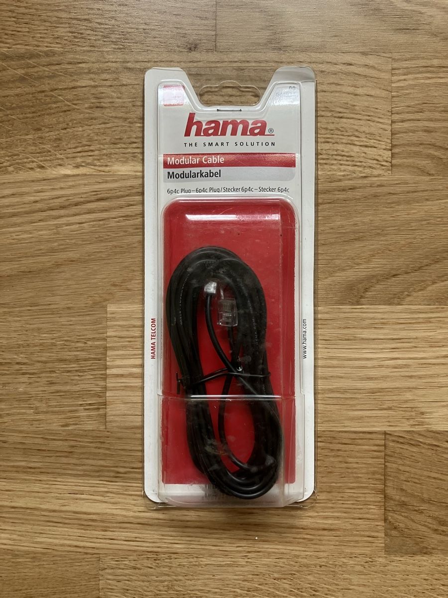 Hama Cavi: Modular Kabel 6p4c Hama - Neu & Originalverpackt – Nuovo (secondo la descrizione) da Urdorf venduto da Chrugitsch 5