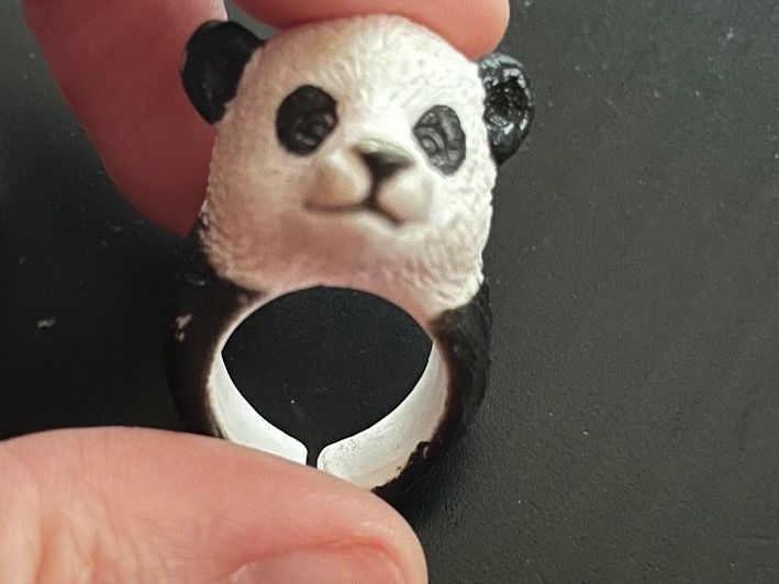 Ringe: Ring mit Panda, Nr. 62 – Neu (gemäss Beschreibung) aus Gams von Mariawicca 1