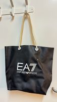EA7 Emporio Armani Tasche Shopper Schwarz Seilgriffe Sommer 