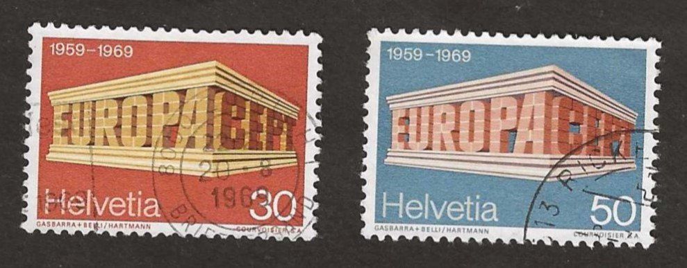 Tutti i francobolli: 1969 Z 446-447 Gebraucht – Usato da Susten venduto da lmf_98wh