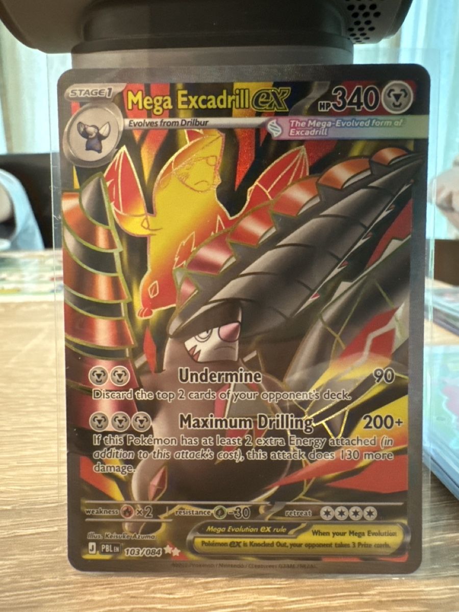 Pokémon Sammelbilder & Trading cards: Pokémon Mega Excadrill ex 103/084 UR EN – Neu (gemäss Beschreibung) aus Suhr von Plaqy