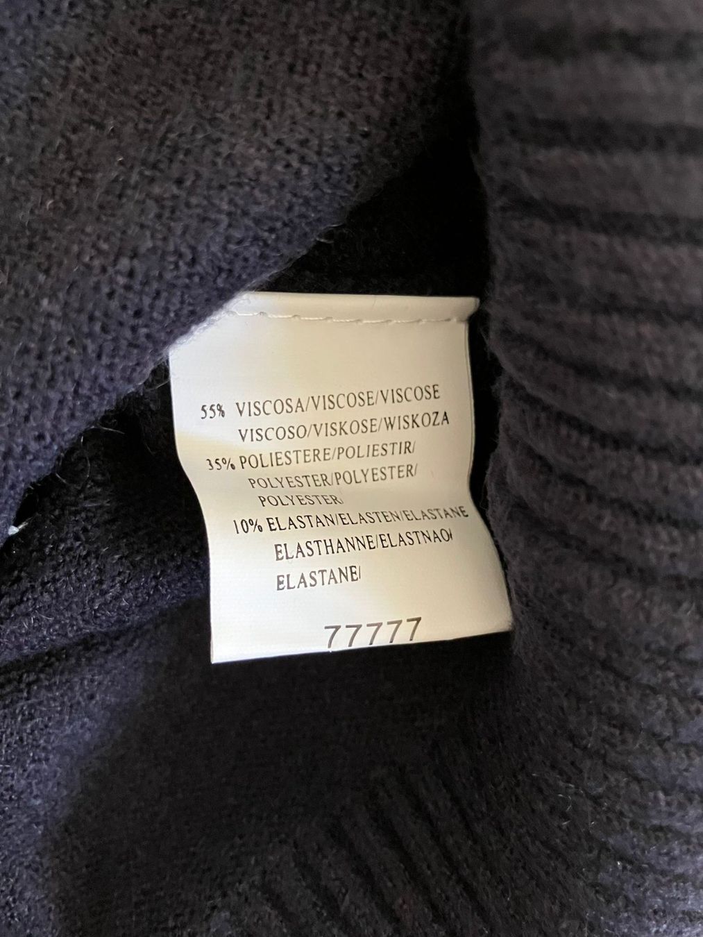 Maglioni & Felpe: Pullover blu tg. S/M misto viscosa – Usato da Melano venduto da H-Sara 1