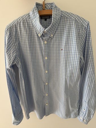 Kariertes Tommy Hilfiger Hemd (Grösse 176)