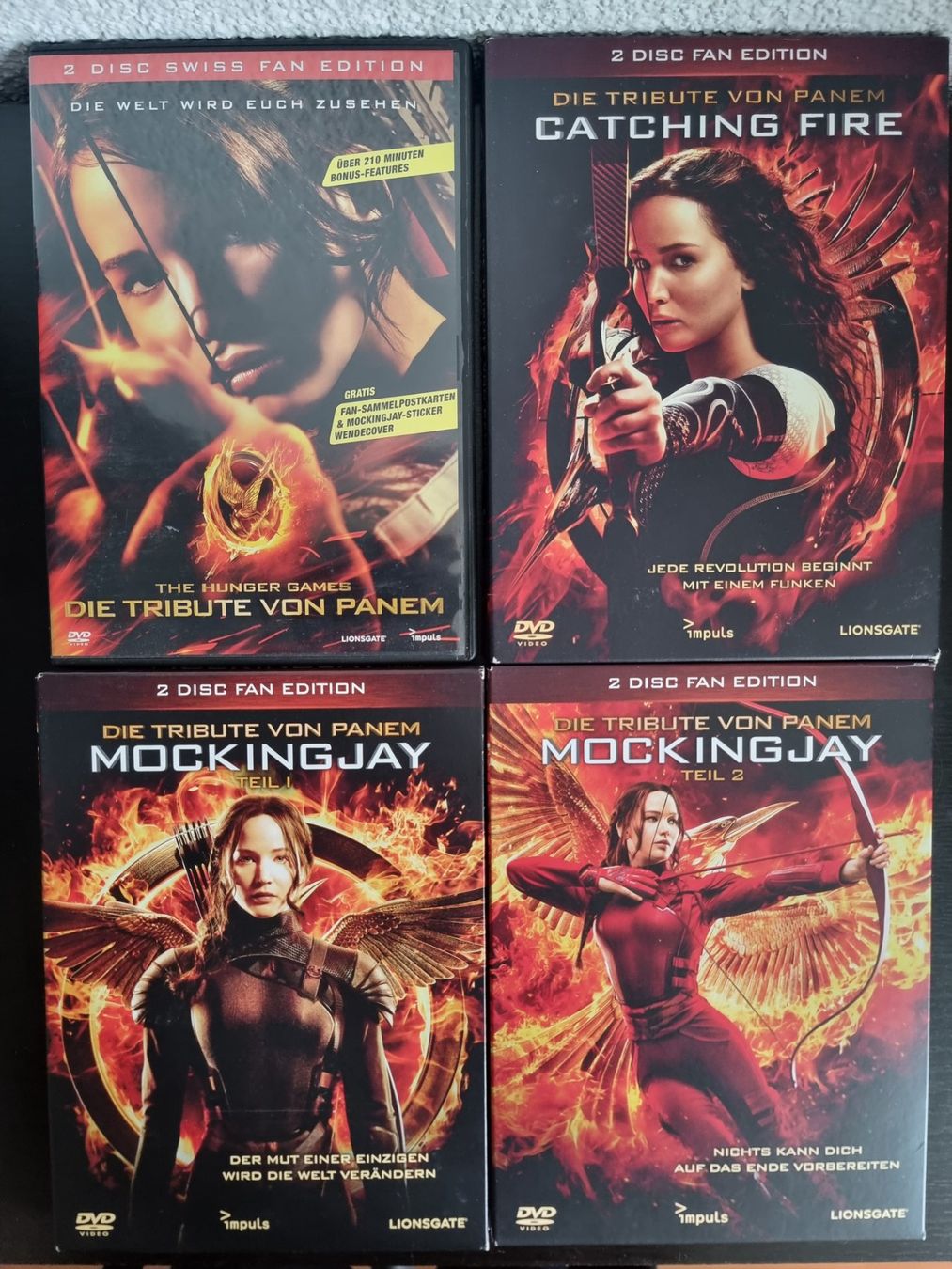 Alle DVDs: Die Tribute von Panem – Neu (gemäss Beschreibung) aus St. Gallen von jacky.k