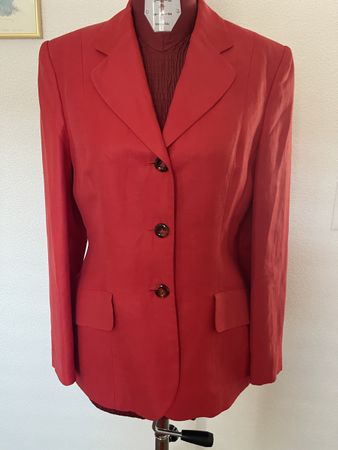 Blazer rot klassisch zeitlos Leinen Betty Barclay Gr. 36