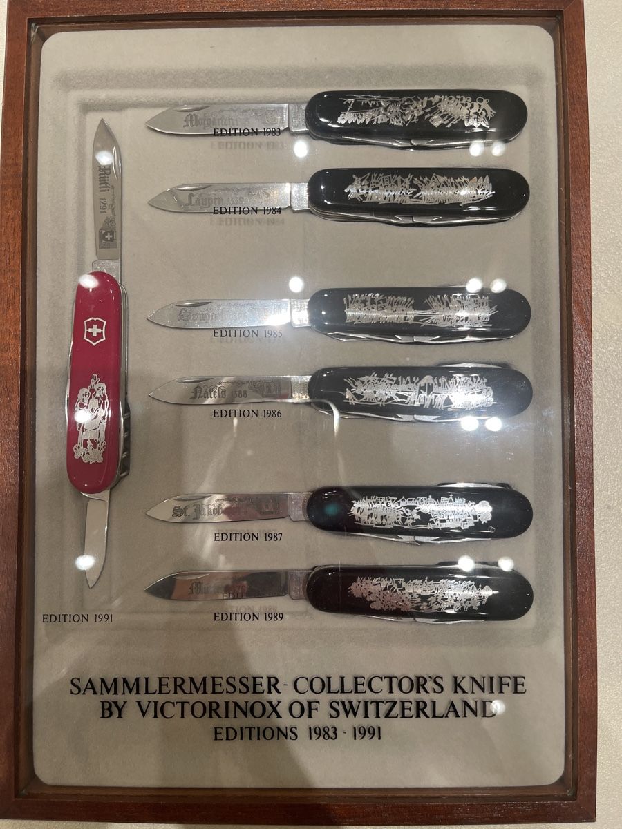 Victorinox Coltelli: Victorinox Schweizer Schlachten Sammlung, 7 Messer – Nuovo (secondo la descrizione) da Luzern venduto da Fullmoon68