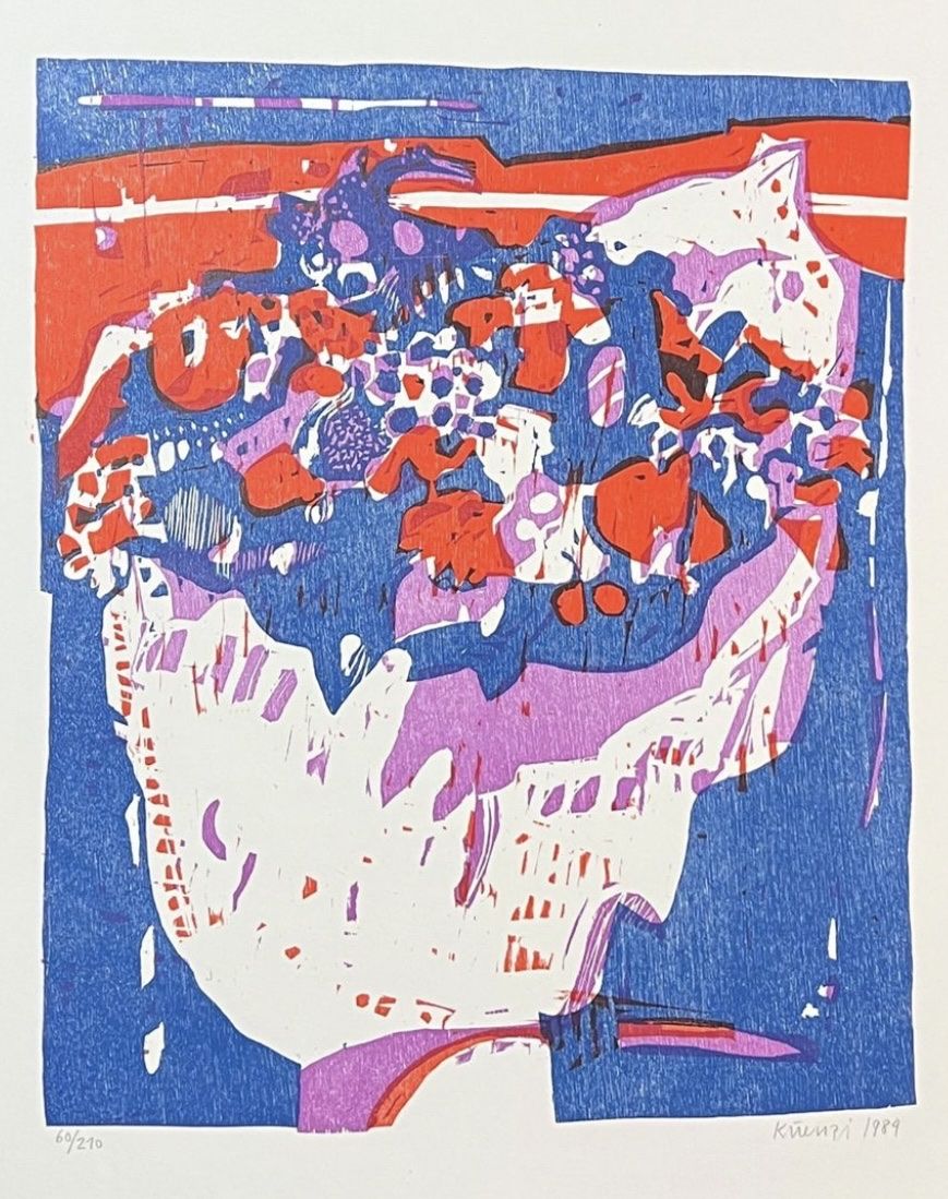 Grafica & Litografie: Ruedi Küenzi, handsigniert, nummeriert – Usato da Rain venduto da Pic-Ass 1