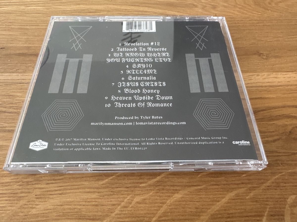 CD: Marilyn Manson Heaven Upside Down CD 2017 – Usato da Muhen venduto da Kusi_ 1