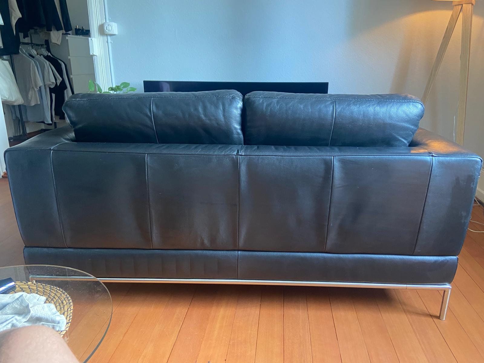 Ikea Sofas: Schwarzes Ledersofa – Gebraucht aus Zürich von robinhardy 7