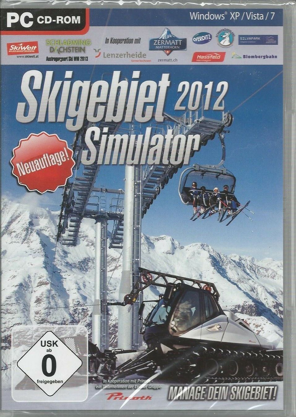 Spiele: Skigebiet Simulator 2012 (PC, DVD-Box) Neu & Verschweisst – Neu und originalverpackt aus Bad Säckingen von ms-spiele-keys
