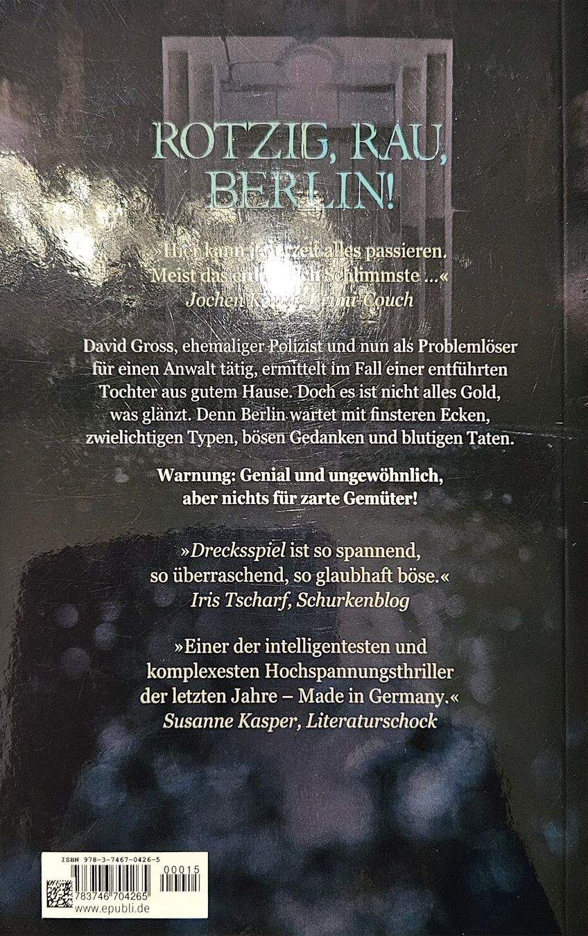 Libri: Martin Krist - Drecksspiel – Usato da Hinwil venduto da brucha01 1