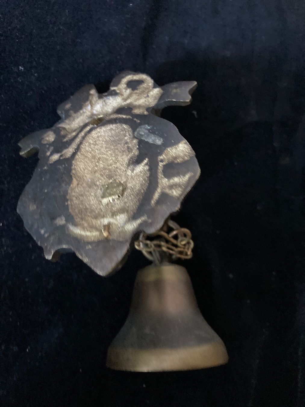 Cloches & sonnailles: Kleine Wand-Glocke aus Messing oder Bronze – D'occasion à Zürich par Chaeffeler 3