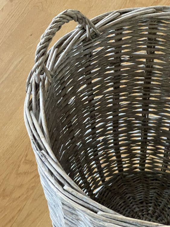 Korb, rund, Shabby Chic, geflochten (Gebraucht) in Lausen für CHF 30 ...