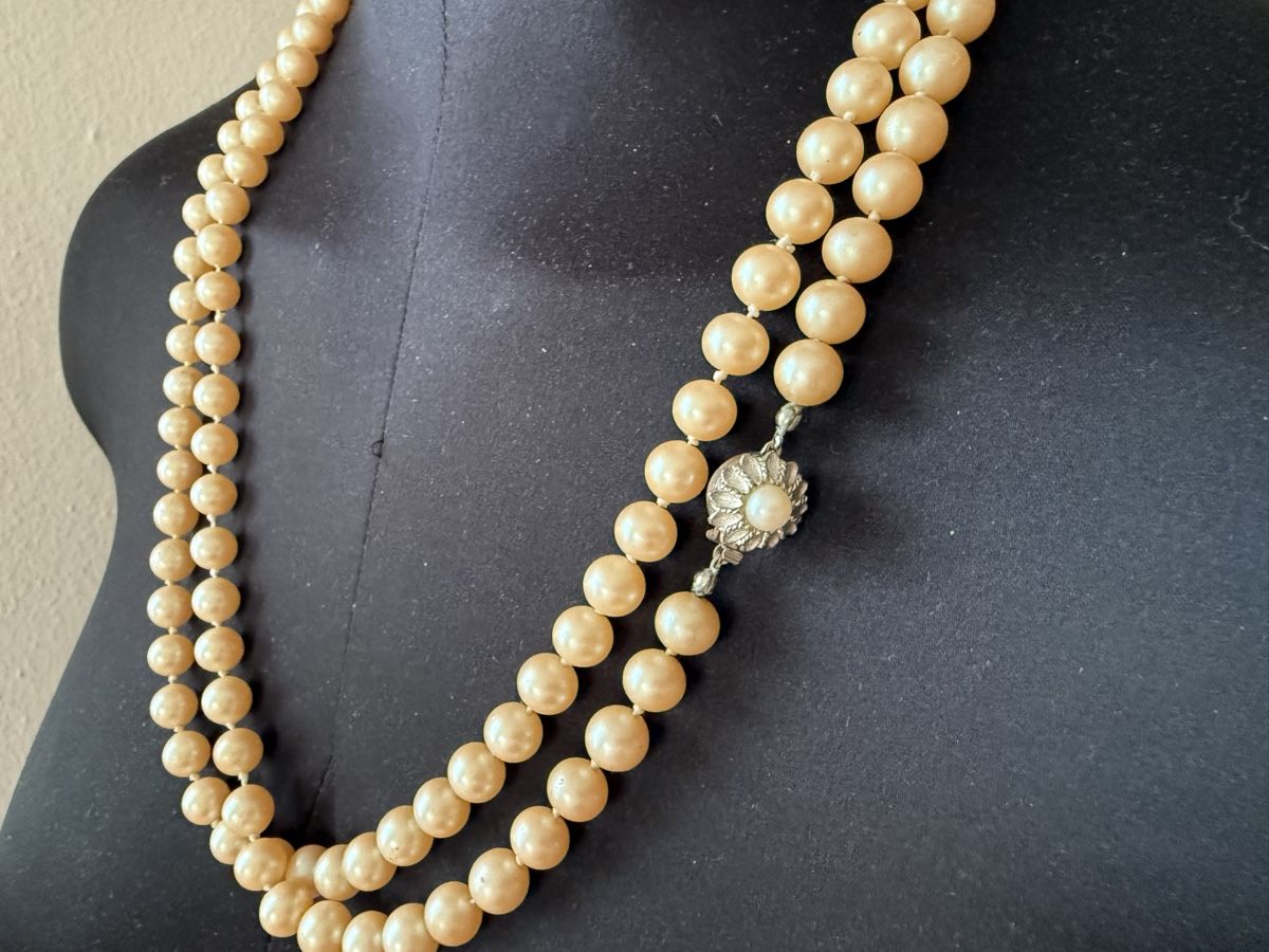 Ketten: Vintage Perlenkette – Gebraucht aus Lamone von LaCantinaMagica 1