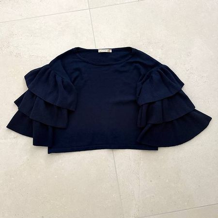 Puffärmel Knit Top - Neu - Nie getragen