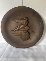 Bronze Wandteller "Velo Club an der Sihl Zürich" Hugunin Loc