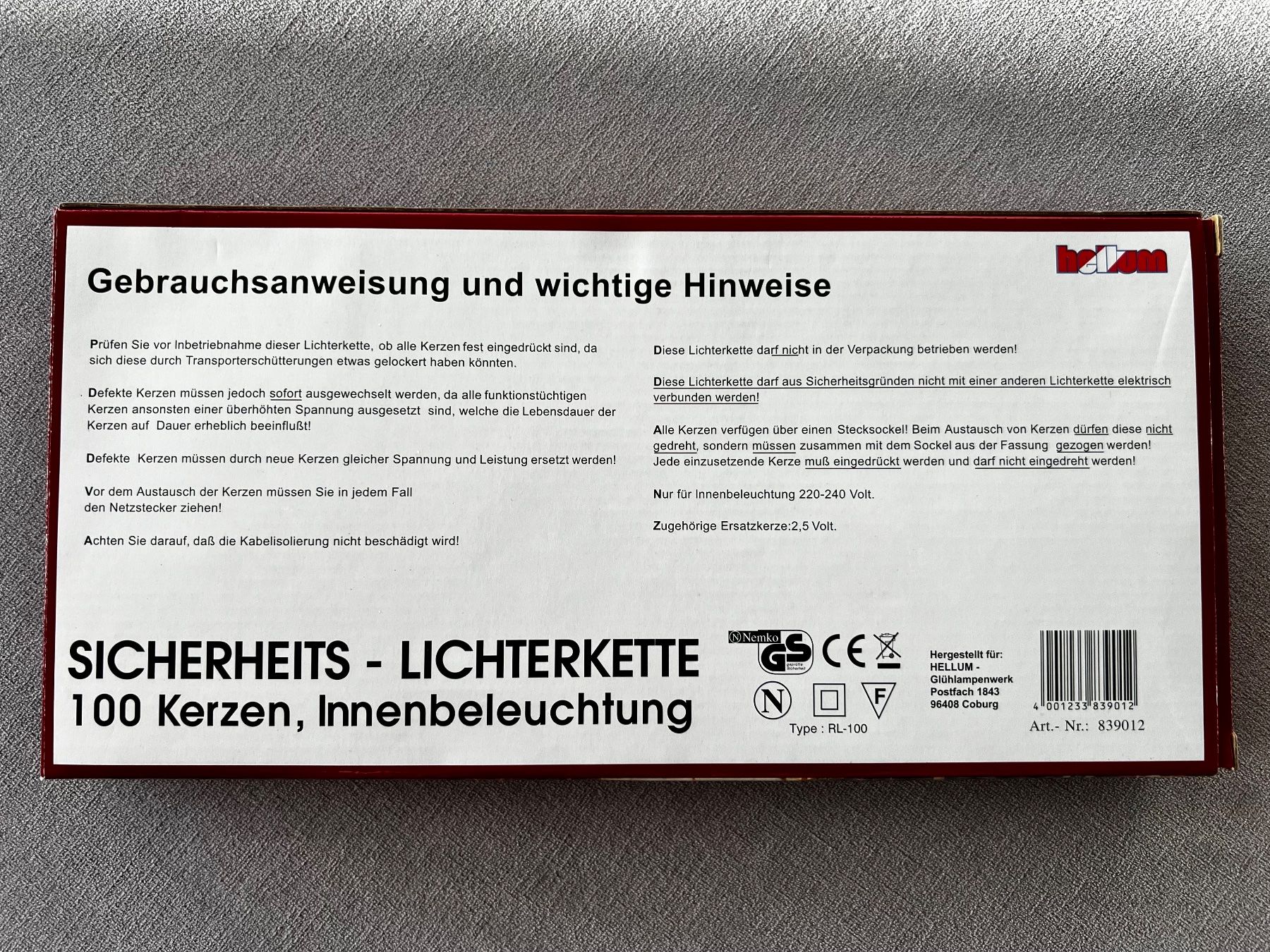 Ghirlande e barre luminose: Lichterkette, Hellum, 5 Stück – Nuovo e nell'imballaggio originale da Lenzburg venduto da Gart001 2