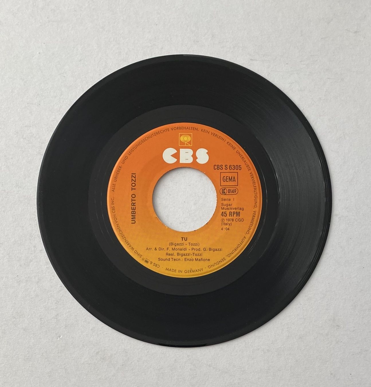 Dischi in vinile: Umberto Tozzi, Tu – Usato da Flums venduto da Aebo1 2