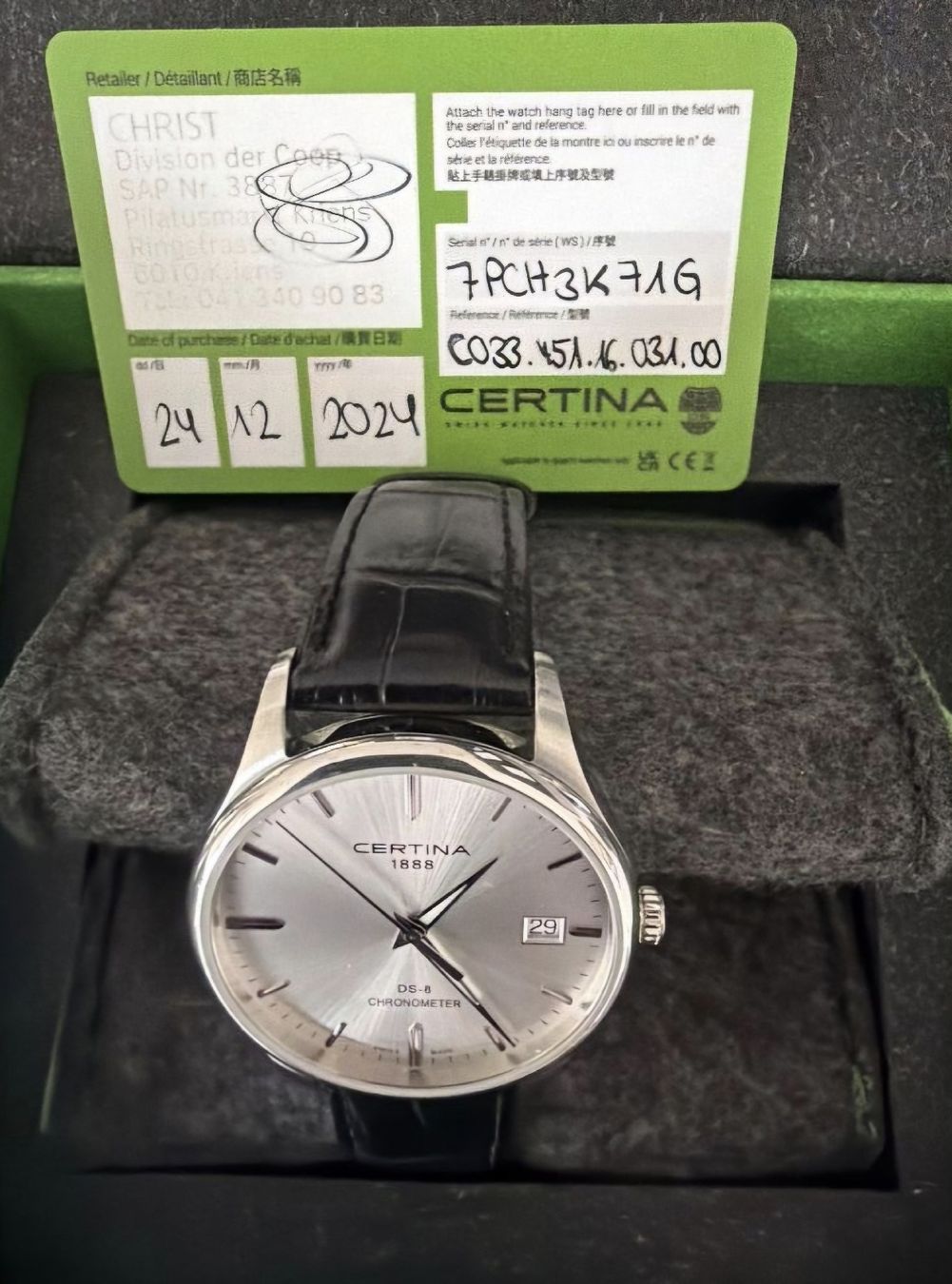 Certina Montres: Certina DS-8 – D'occasion à Winterthur par md.mAkf 2