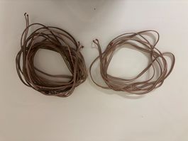 2 Lautsprecherkabel aus Kupfer