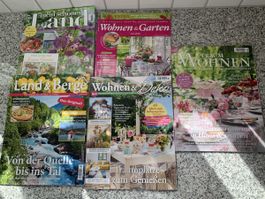 Verschiedene Magazine Wohnen&Garten/Traumwohnen usw