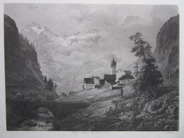 GÖSCHENEN  STAHLSTICH