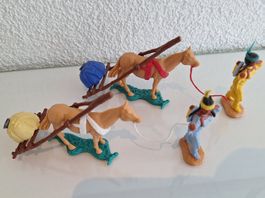 Lot Timpo Apache Indianer Scwo ( Lot 60 )